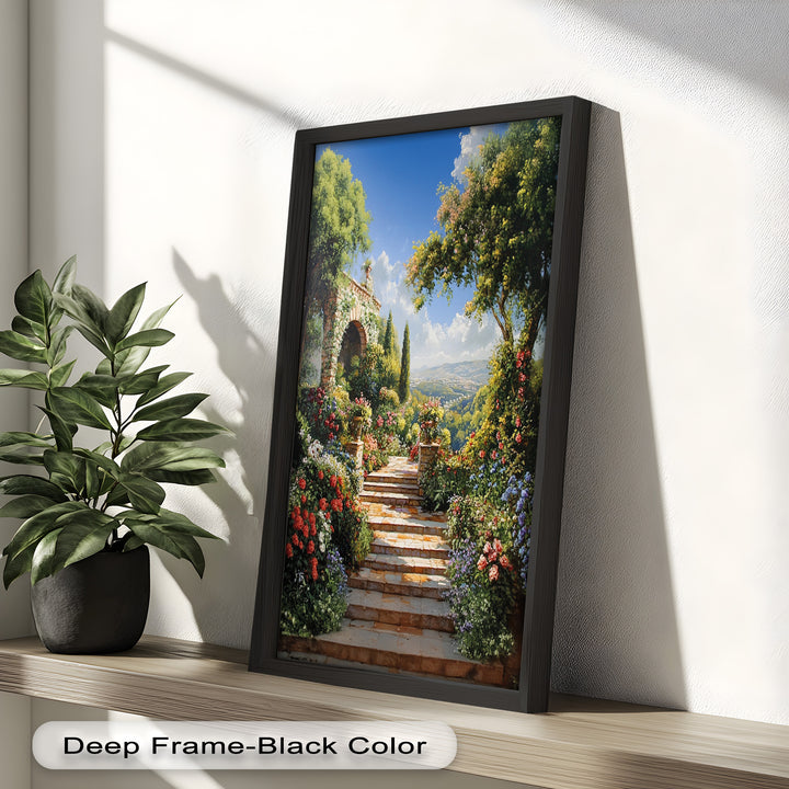 Garden of Eternal Bloom – Renaissance Oil Painting