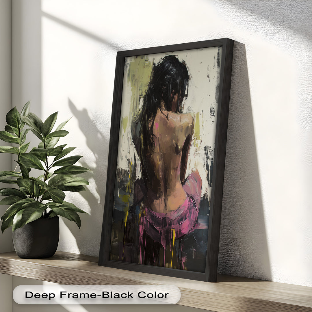 Whispers of Silence – Contemporary Figurative Nude Oil Painting