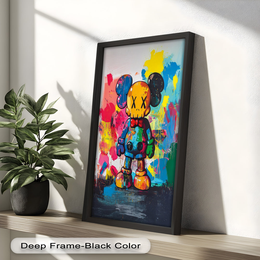 Color Riot Companion – KAWS Oil Painting