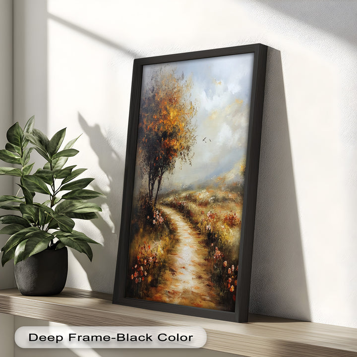 Winding Path Landscape - Impressionism Oil Painting