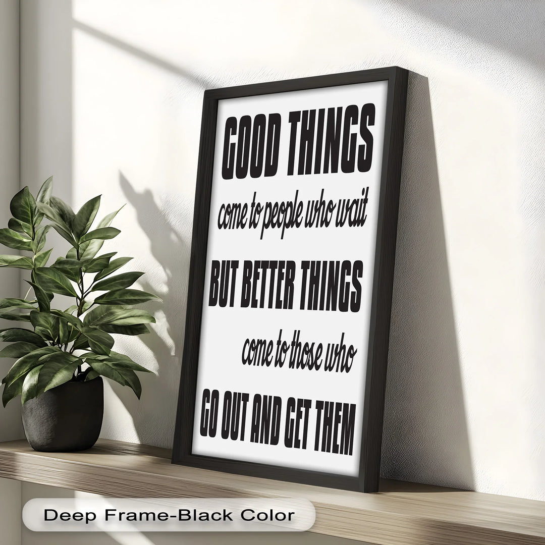 Good Things Come to People Who Wait – Oil Painting - MyPhotoStation