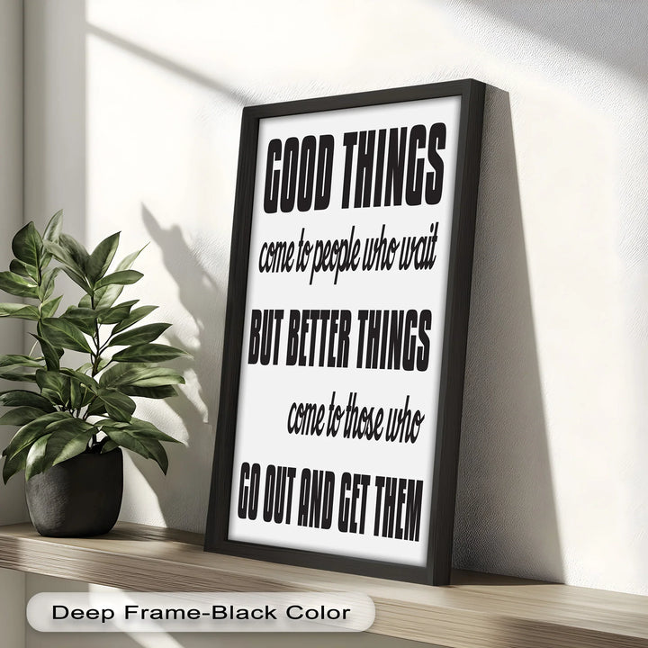 Good Things Come to People Who Wait – Oil Painting - MyPhotoStation