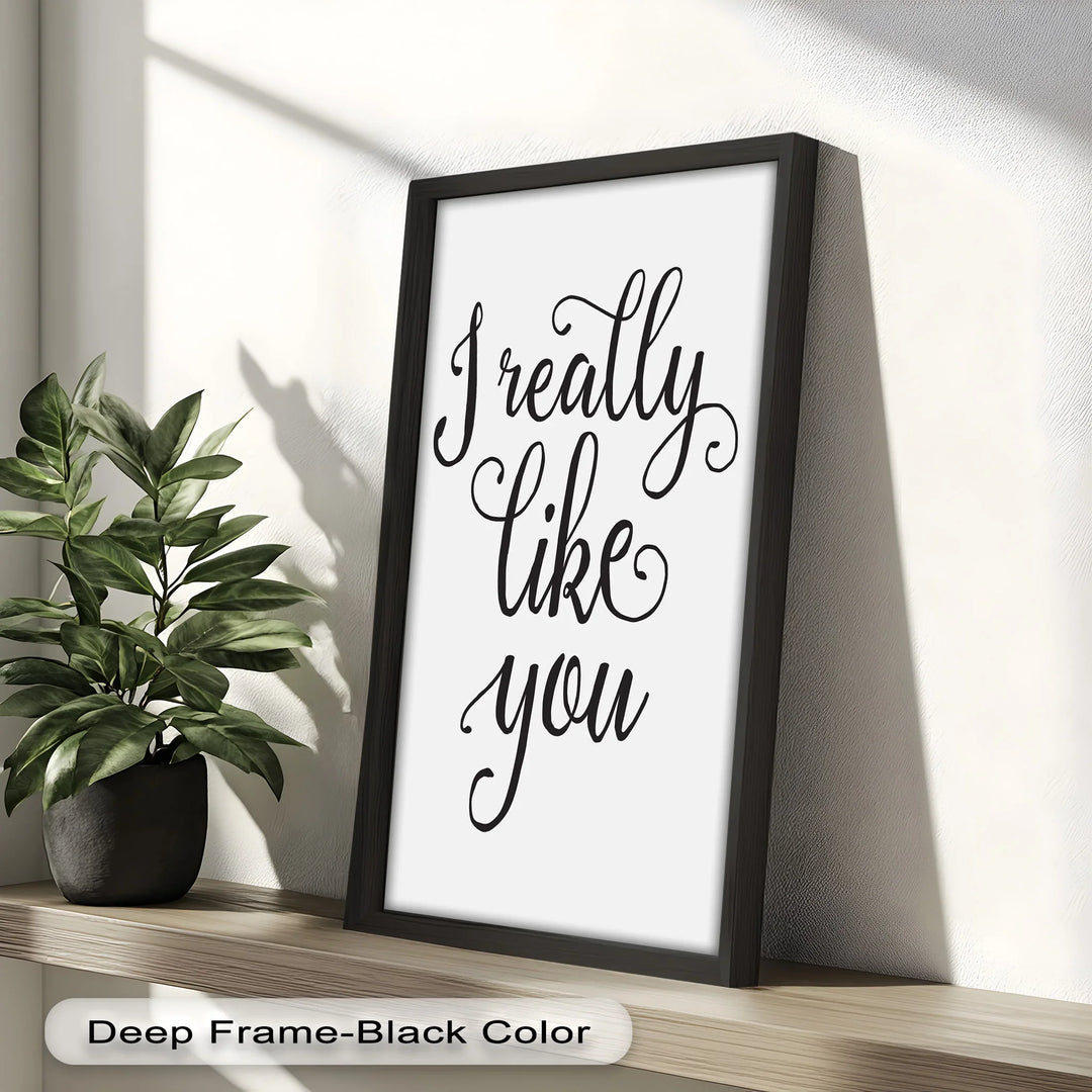 I Really Like You – Oil Painting - MyPhotoStation