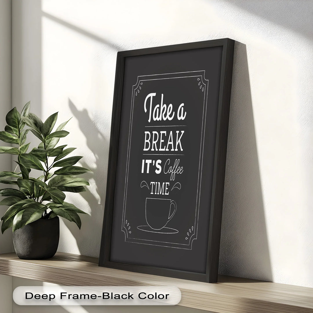Take a Break – Coffee Time Oil Painting - MyPhotoStation