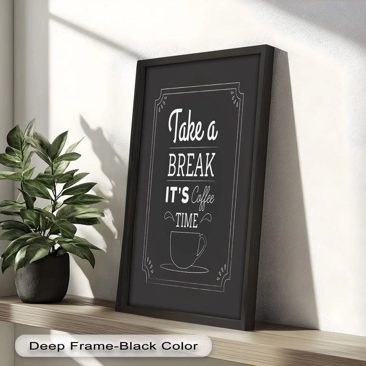Take a Break – Coffee Time Oil Painting - MyPhotoStation