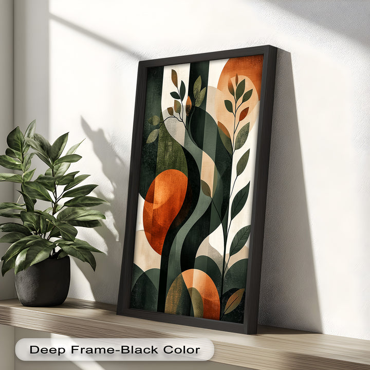 Twilight Grove – Abstract Botanical Oil Painting