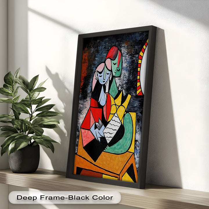 Embrace in Color – Picasso Oil Painting