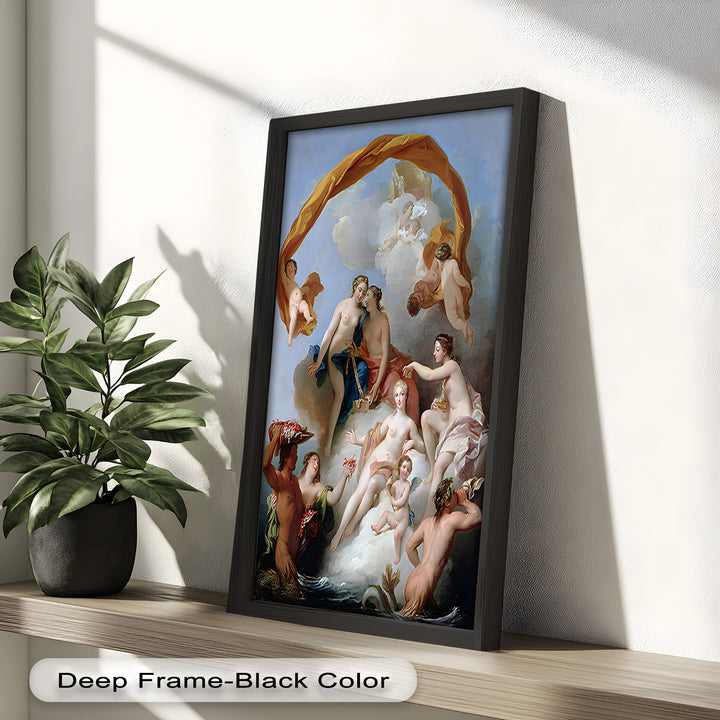 Triumph of Venus – Mythological Renaissance Nude Oil Painting
