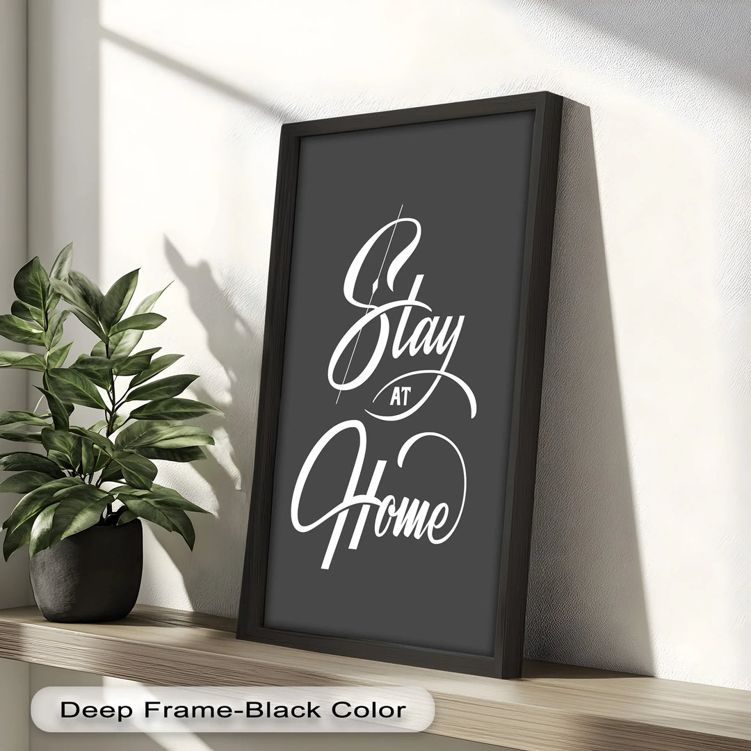Stay at Home – Modern Oil Painting - MyPhotoStation