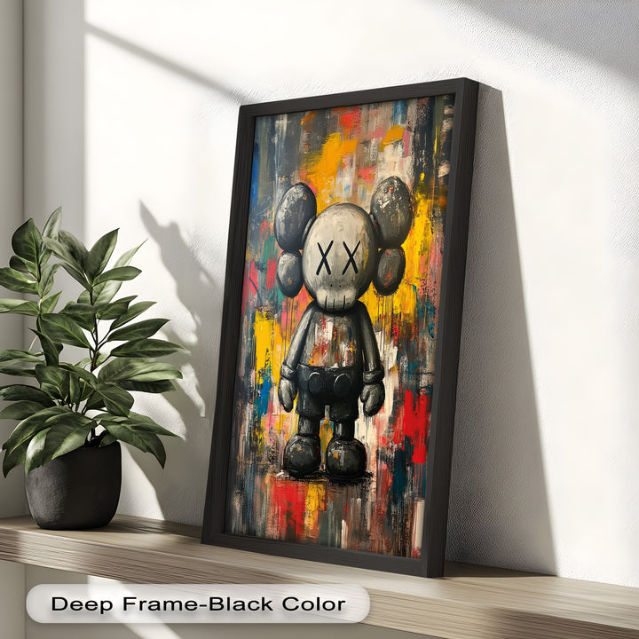 Urban Grit – KAWS Companion Oil Painting