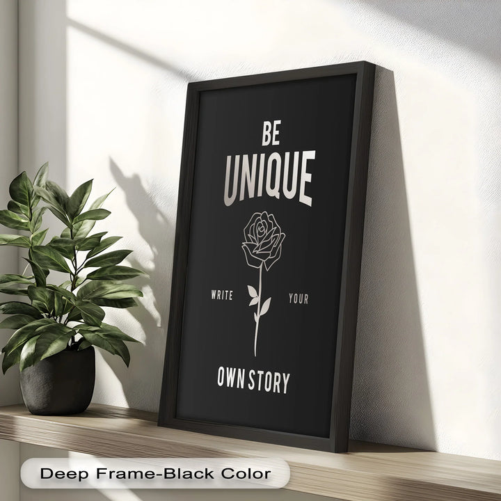 Be Unique – Inspirational Oil Painting - MyPhotoStation