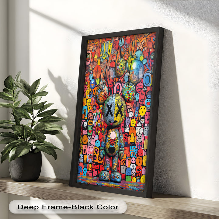 Mosaic Madness – KAWS Oil Painting