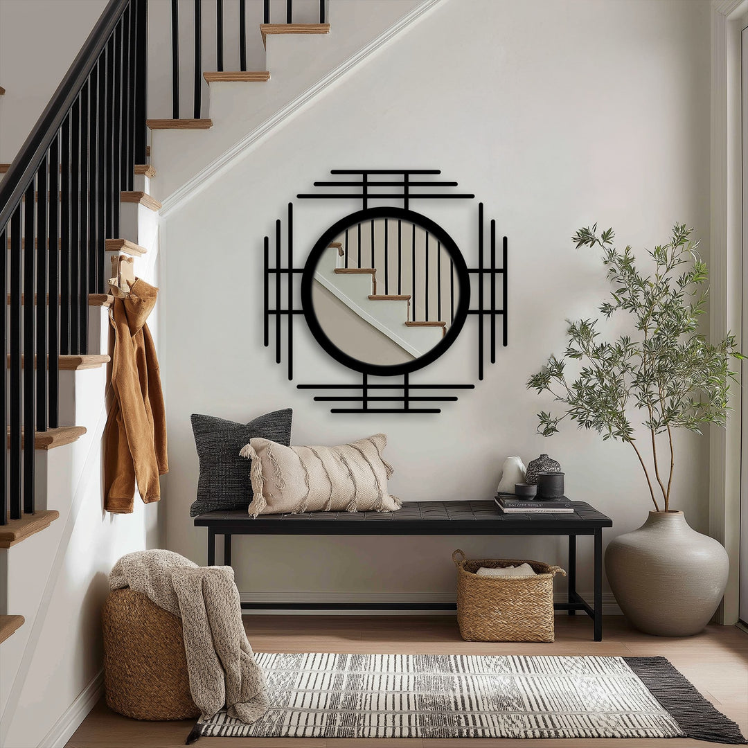 industrial style floor mirror