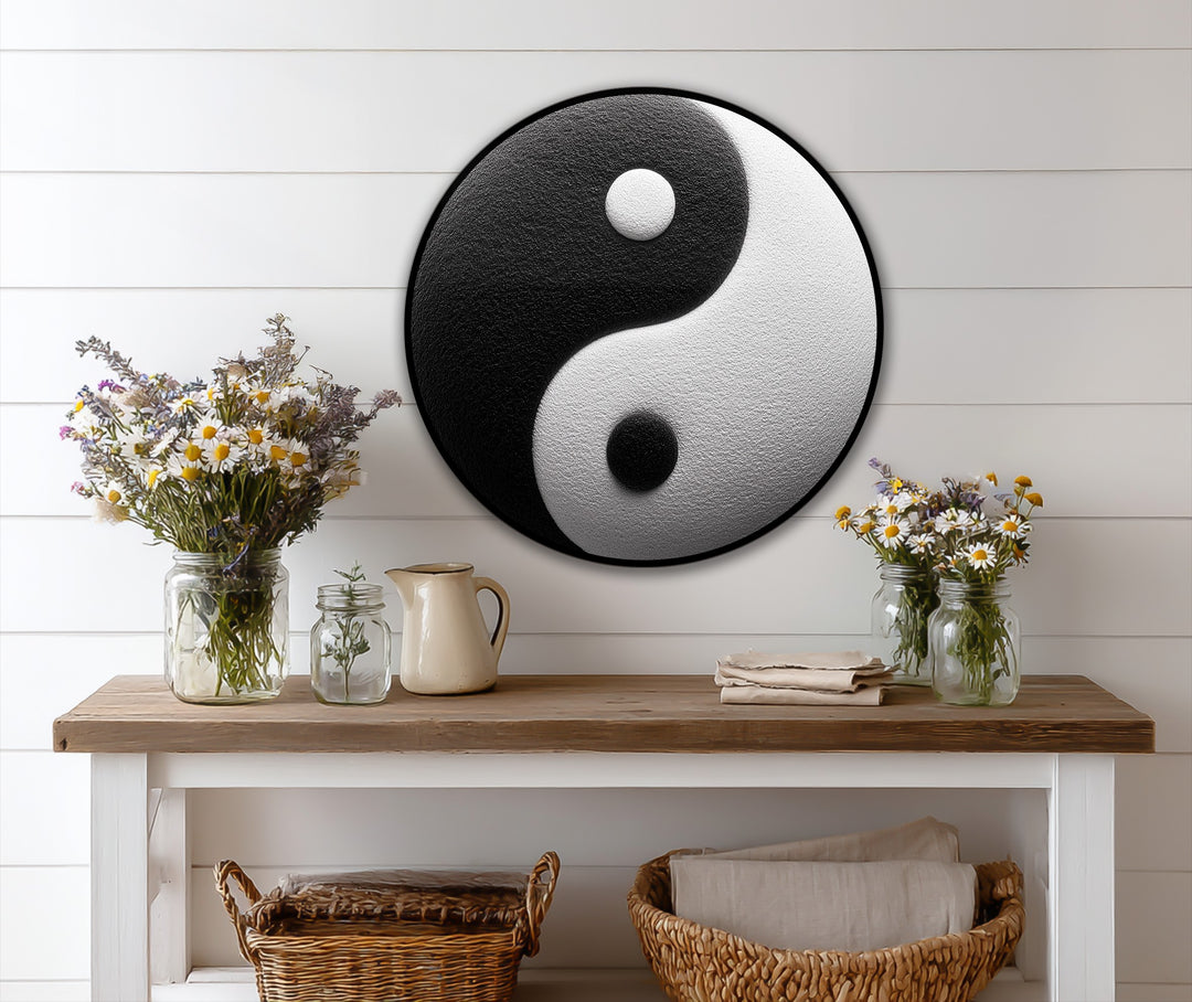 Equilibrio eterno – Ronda Yin Yang Cuadro al óleo