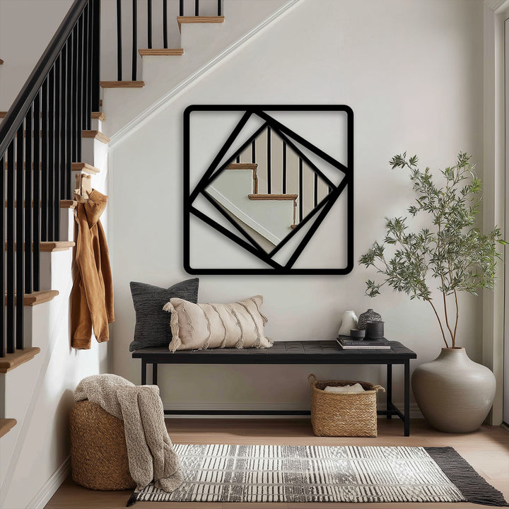 Geometric layered metal mirror