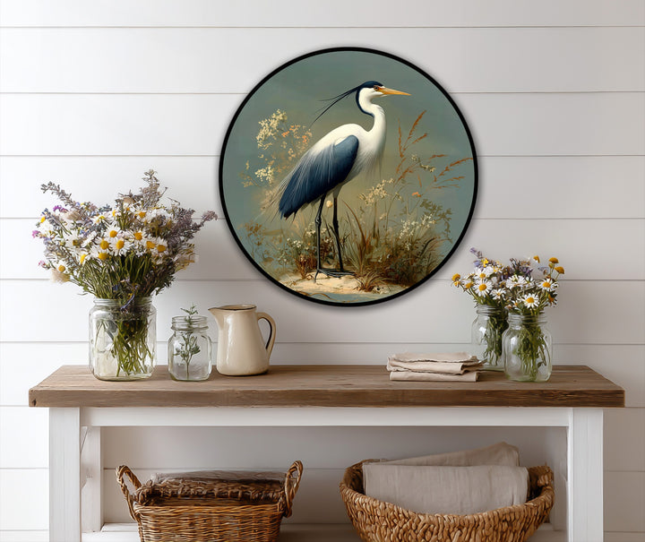 Expertly crafted oil painting art piece showcases the round canvas's sunlit citrus and fresh lemon still life with refined brushstrokes.