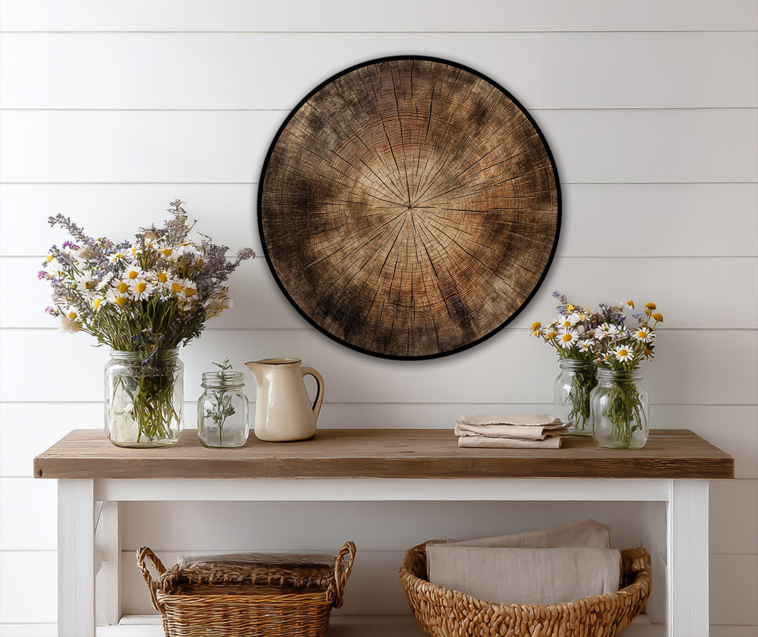 natural pattern circular artwork