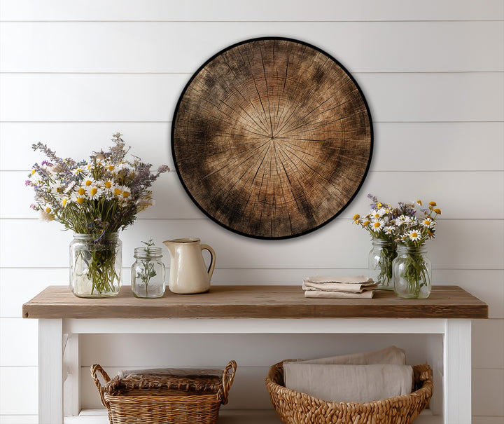 natural pattern circular artwork