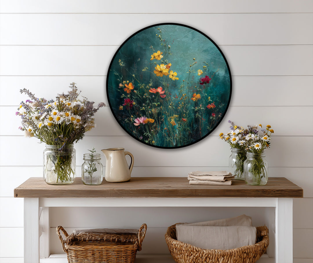 elegant wildflower artwork