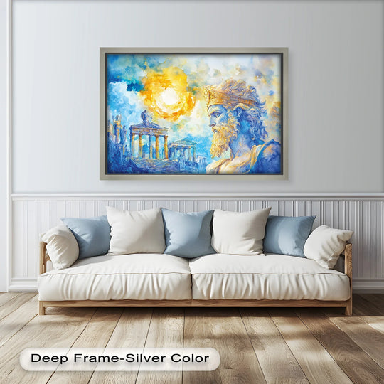 Sun King’s Reflection – Mythology Oil Painting - MyPhotoStation