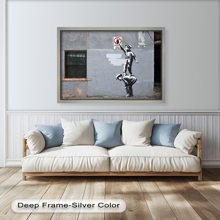 Climb for Expression – Banksy Oil Painting