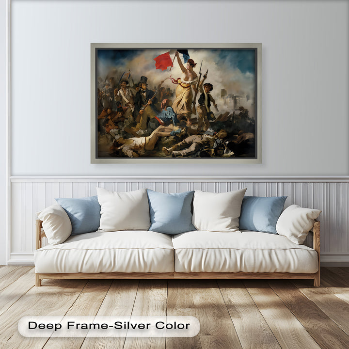 Liberty Leading the People – Classicism Oil Painting