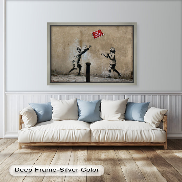 No Ball Games – Banksy Oil Painting