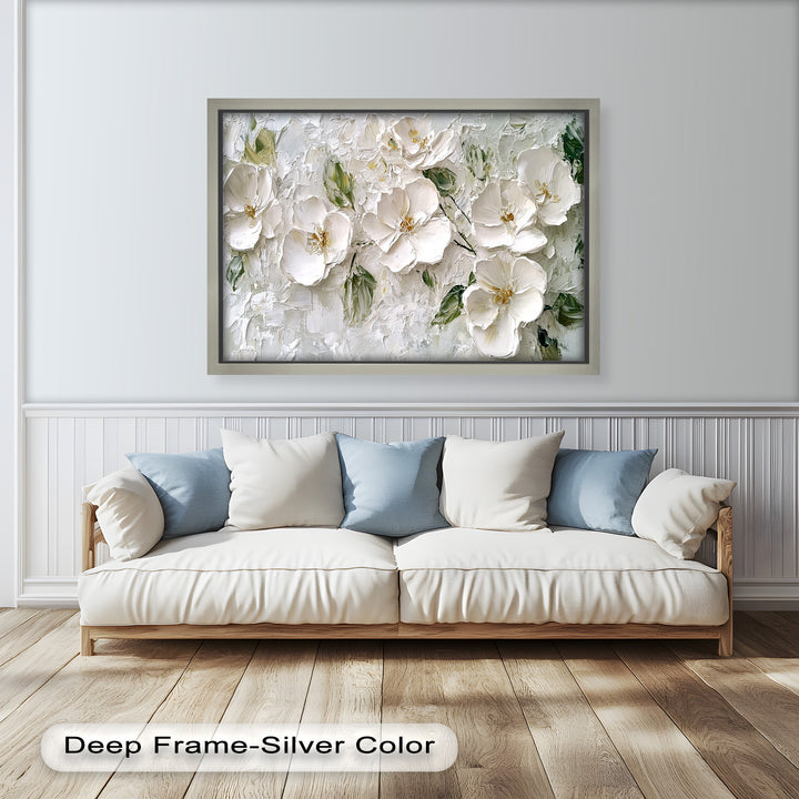 White Flower – Botanical Oil Paintings
