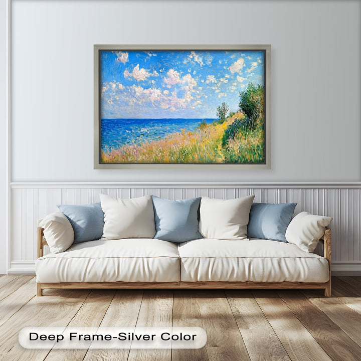 Seaside Landscape Impressionist - Modern Oil Painting