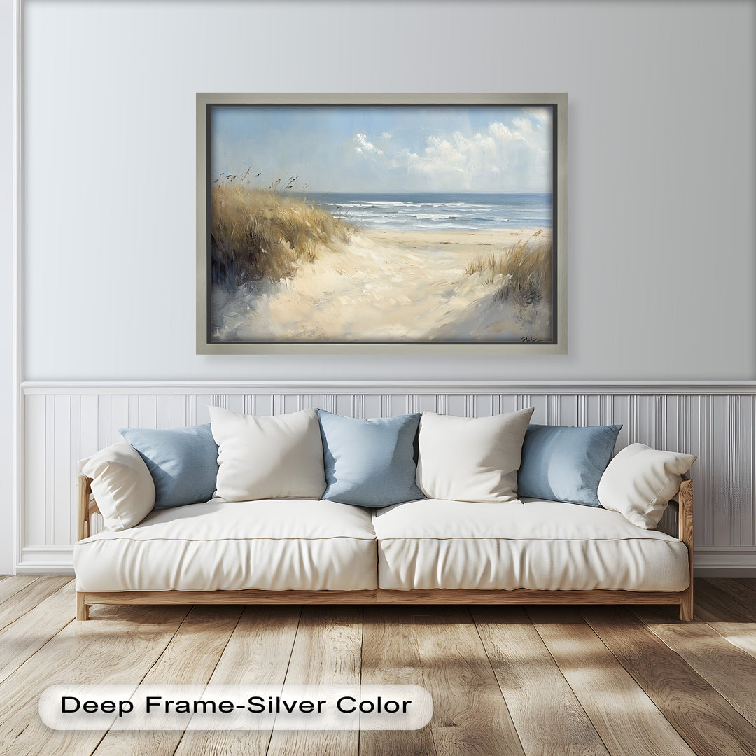 Coastal Breeze – Beach Oil Painting