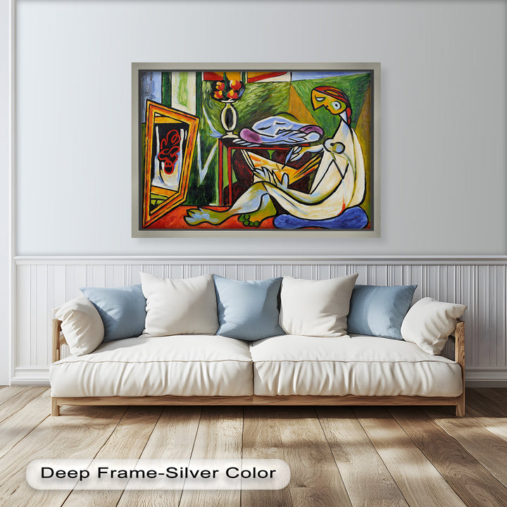 Artist and the Dream – Abstract Interior Scene Picasso Oil Painting