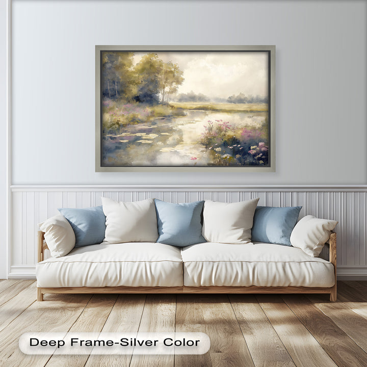 Ideal for romantic or cottage-style decor, this artwork brings elegance and nature’s poetry into your space.