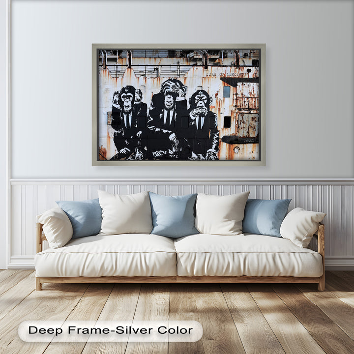 The Silent Truth – Banksy Oil Painting