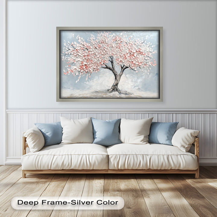Blossoming Cherry Tree – Floral Oil Painting