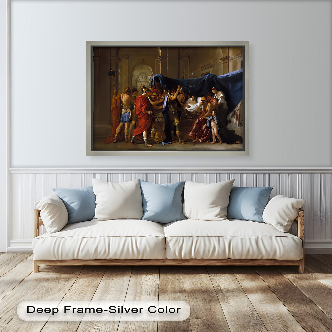 Farewell to the Hero – Classicism Oil Painting