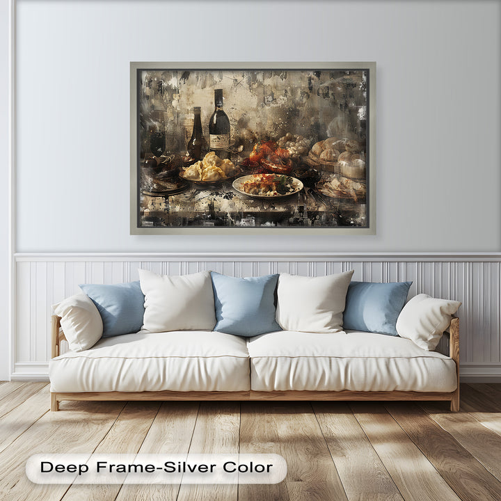 Rustic Feast – Vintage Culinary Still Life Food Painting