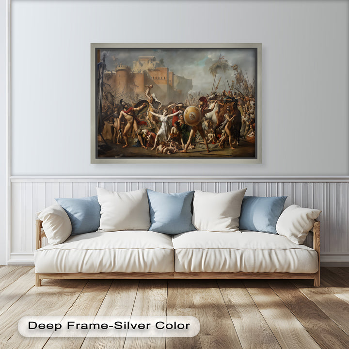 The Sabine Women Intervene – Classicism Oil Painting