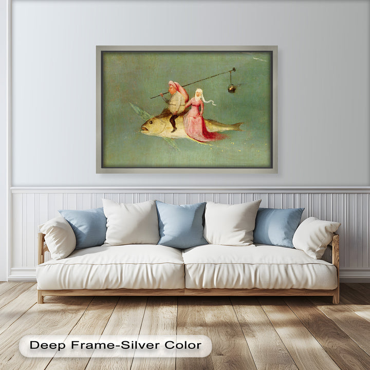 Riders of the Surreal Sea – Renaissance Oil Painting