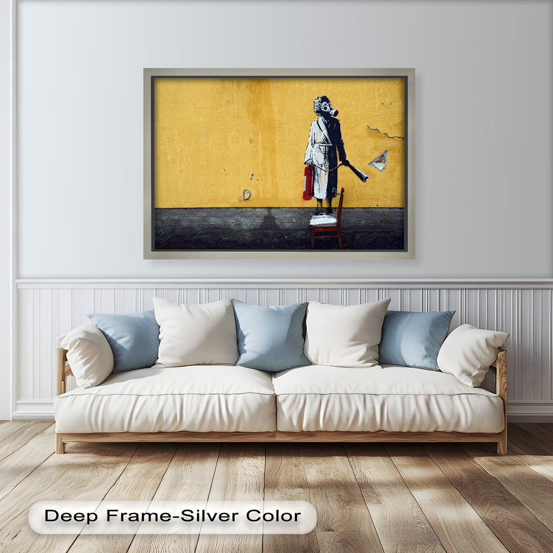 Domestic Rebellion – Banksy Oil Painting