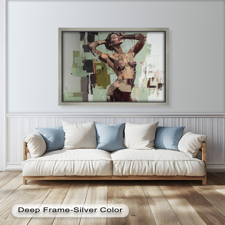Sensual Geometry – Contemporary Female Nude Oil Painting