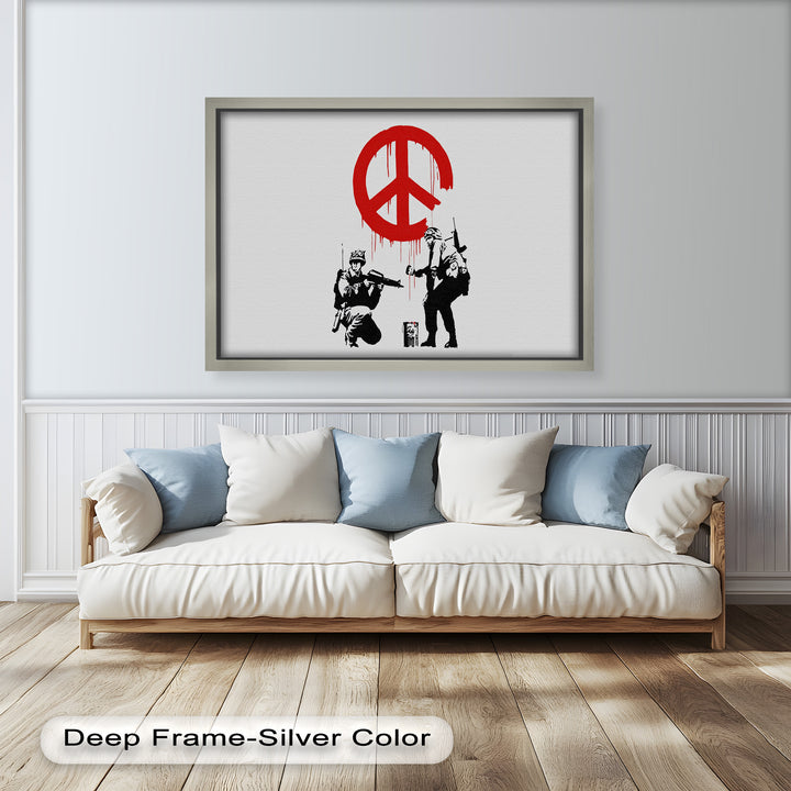 Peace Spray – Banksy Oil Painting