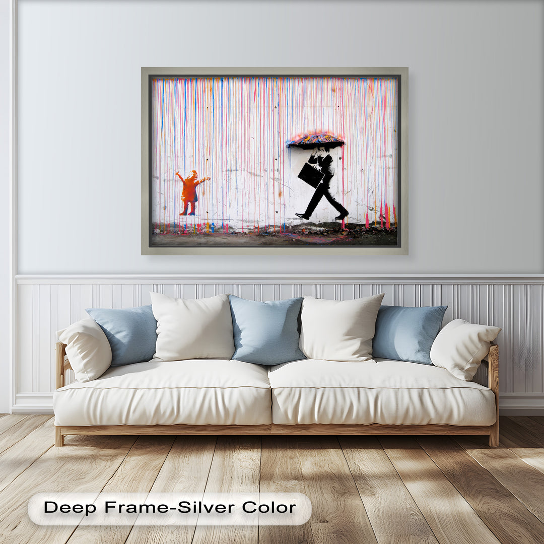 Colorfall Dissonance – Banksy Oil Painting
