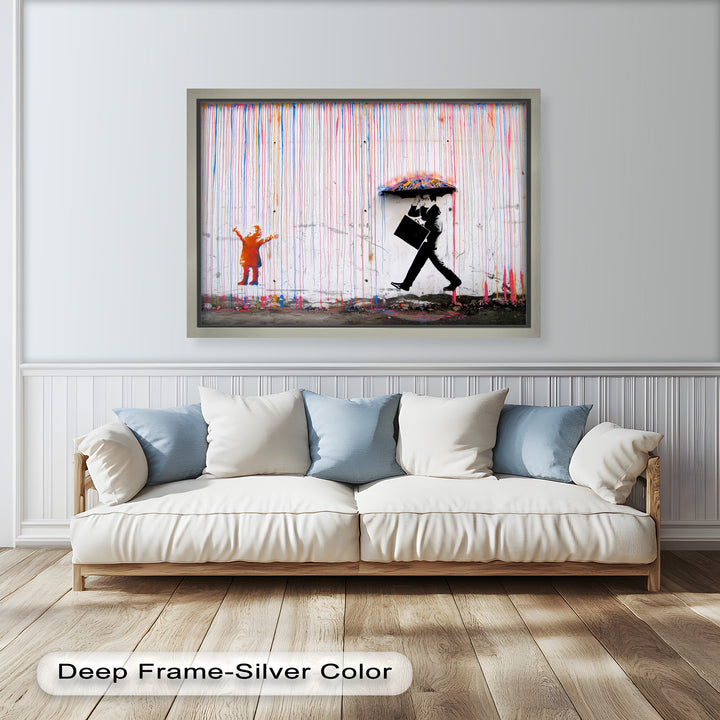 Colorfall Dissonance – Banksy Oil Painting