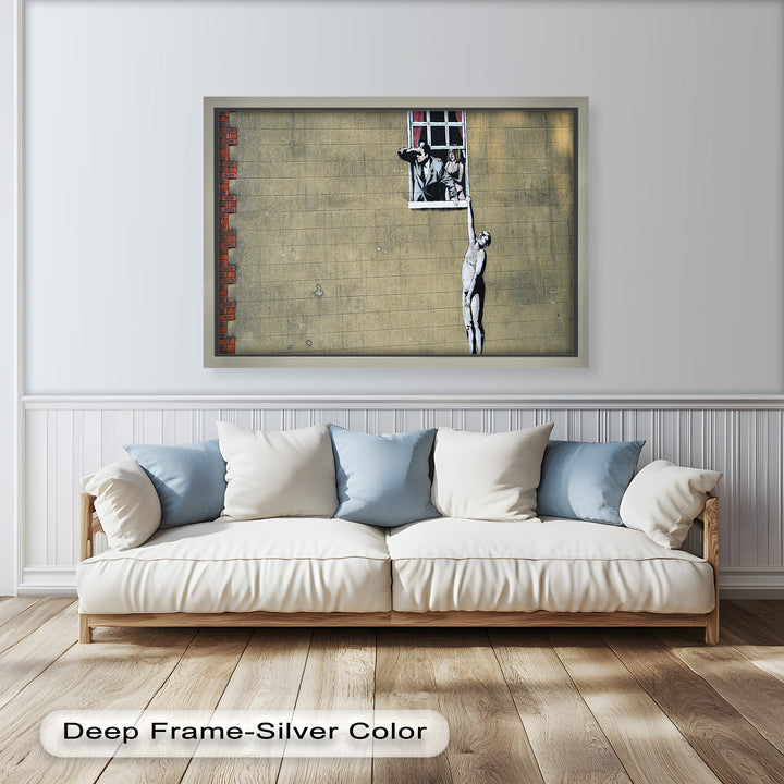 Love in Suspense – Banksy Oil Painting