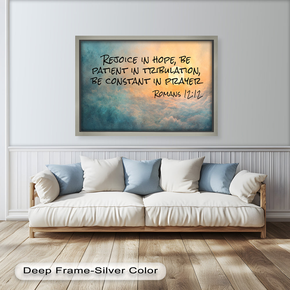 Ethereal cloudscape artwork symbolizing faith and perseverance.
