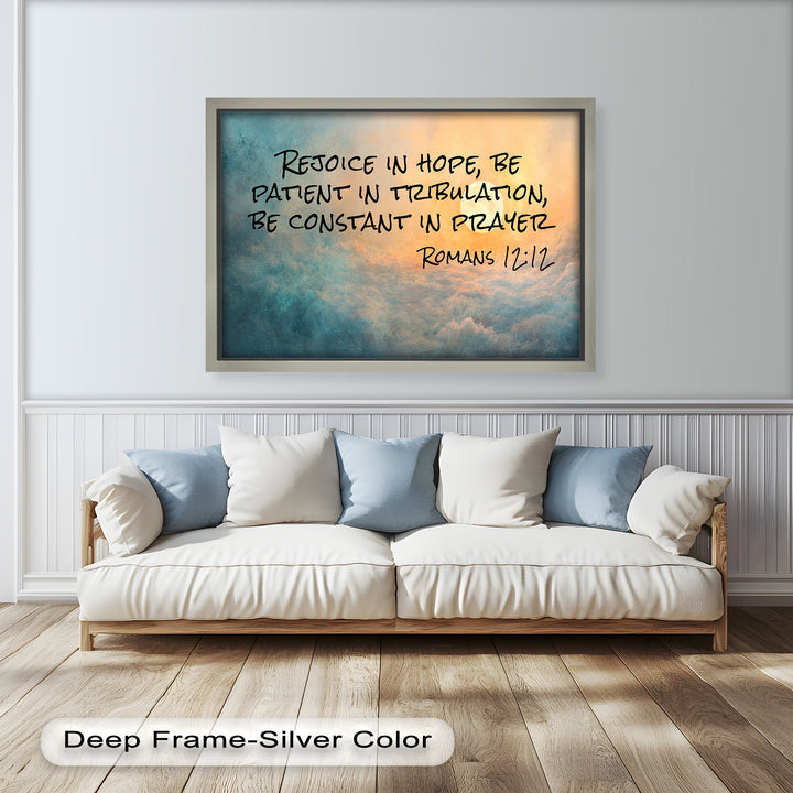 Ethereal cloudscape artwork symbolizing faith and perseverance.
