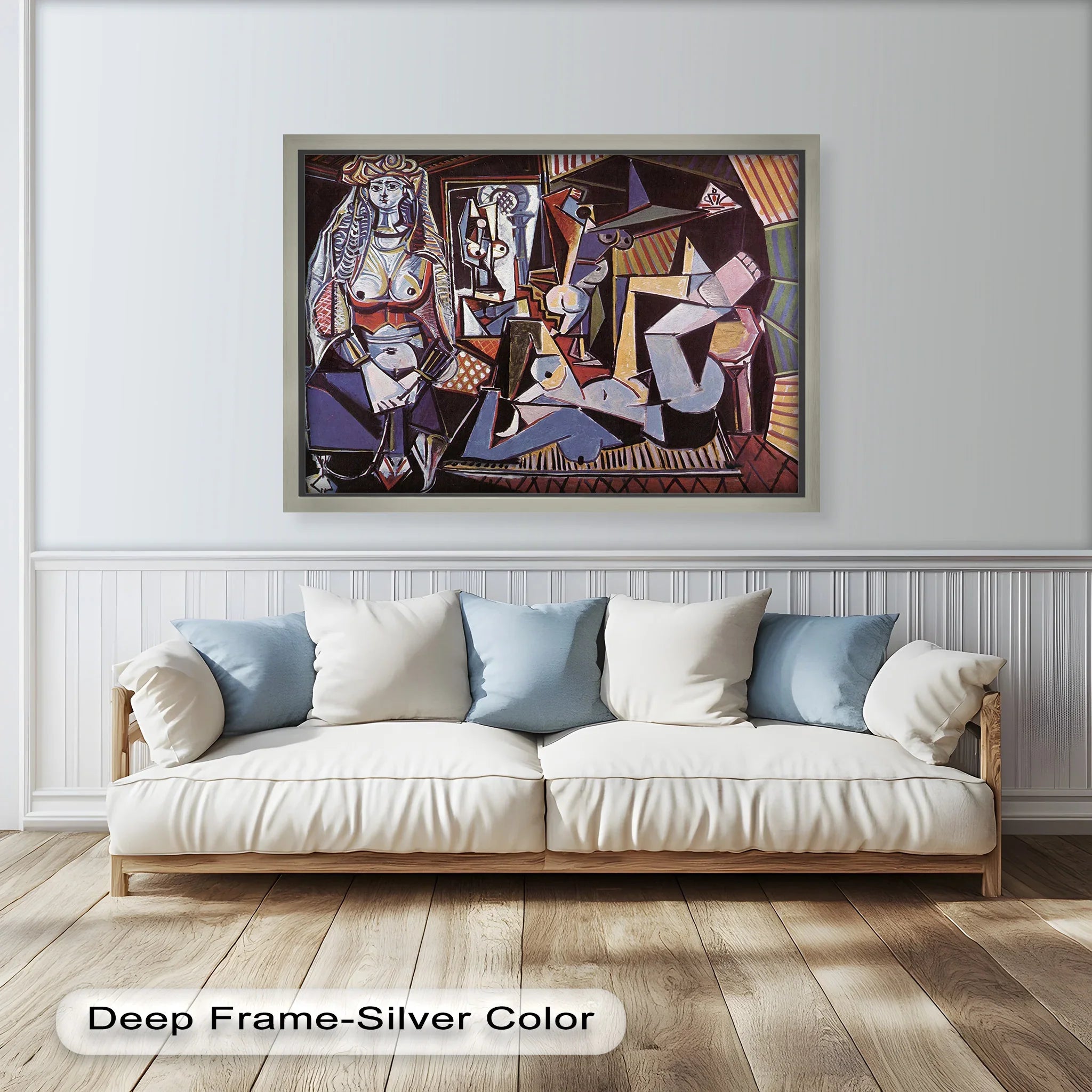 Les Femmes d'Alger by Picasso – Famous Cubist Oil Painting