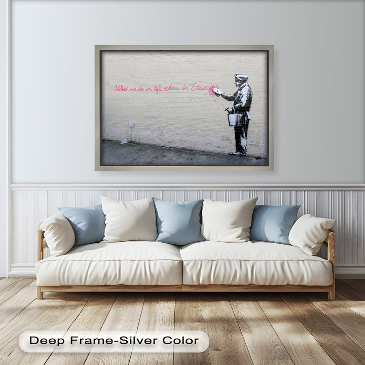 Echoes in Eternity – Banksy Oil Painting