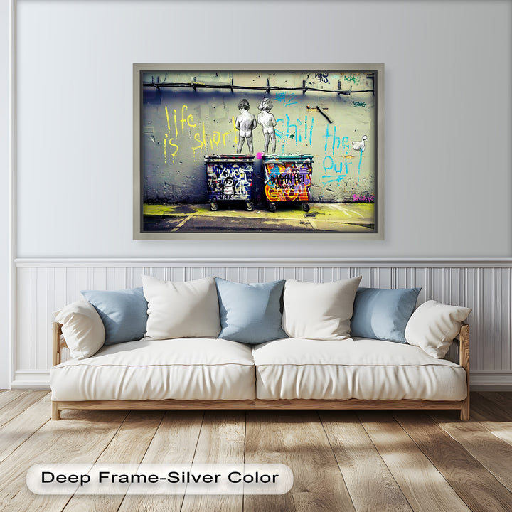 Life Is Short – Banksy Oil Painting