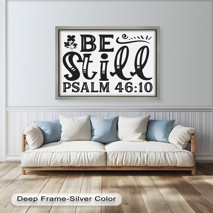 Sei still – Psalm 46:10 Bibel Bibel Ölgemälde